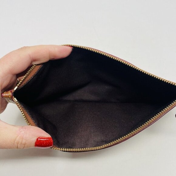 Coach F52657 Signature Crossbody Logo Purse with Removable Pouch in Brown $225 - Picture 13 of 13